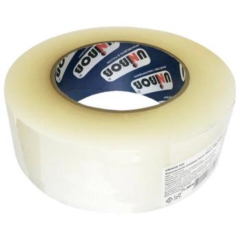 Клейкая лента упаковочная 48 мм х 198 м UNIBOB 600, прозрачная, толщина 45 микрон, 83412 - Премиум Сервис