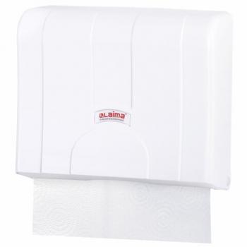 Диспенсер для полотенец LAIMA PROFESSIONAL LSA (Система H2), Z-сложения, белый, ABS, 607991, 3570-0 - Премиум Сервис