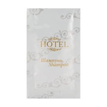 Шампунь одноразовый 10 мл, КОМПЛЕКТ 500 шт., HOTEL, саше, флоупак, 2000111 - Премиум Сервис