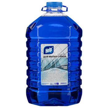 Средство для мытья стекол и зеркал 5 л HELP, ПЭТ, 1-0343 - Премиум Сервис