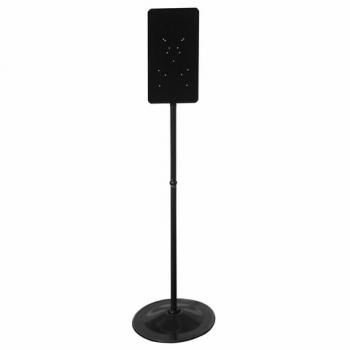 Стойка для дозатора антисептика и мыла, высота 1,4 м, сталь, черная, СД-1, СД-1Ч - Премиум Сервис