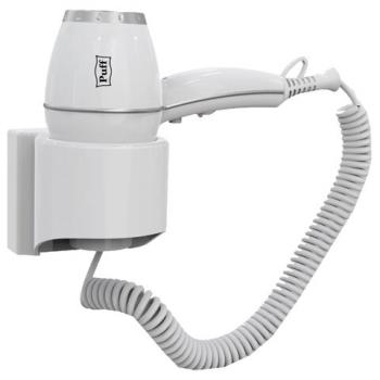 Фен для волос настенный PUFF-1800, 1800 Вт, пластик/металл, 2 скорости, белый, 1405.004 - Премиум Сервис