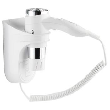 Фен для волос настенный KSITEX F-1600 W, 1600 Вт, пластик/металл, 2 скорости, белый - Премиум Сервис