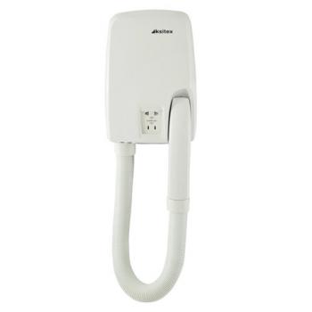 Фен для волос/сушилка для рук KSITEX F-2000 А1, 1200 Вт, пластик, таймер выключения 12 мин, белый - Премиум Сервис