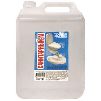 Средство чистящее для сантехники с соляной кислотой 5 л, САНИТАРНЫЙ-М, от ржавчины и налёта, СМ-81 - Премиум Сервис