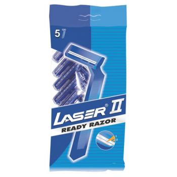 Бритвы одноразовые КОМПЛЕКТ 5 шт. LASER 2 (аналог Gillette 2), 5015911101086 - Премиум Сервис