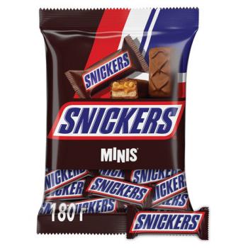 Шоколадные батончики SNICKERS "Minis", 180 г, 2264 - Премиум Сервис