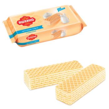Вафли ЯШКИНО "Сливочные", 300 г, ЯВ166 - Премиум Сервис