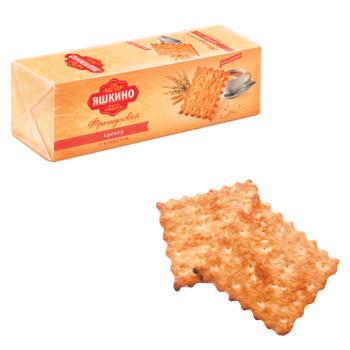 Печенье-крекер ЯШКИНО "Французский", с кокосовой стружкой и кунжутом, 185 г, МГ219 - Премиум Сервис