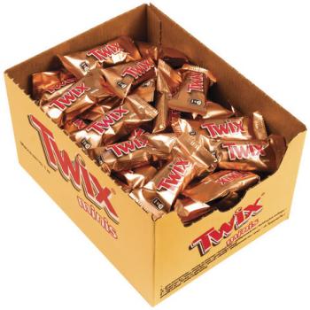Конфеты шоколадные TWIX minis, весовые, 1 кг, картонная упаковка, 57237 - Премиум Сервис