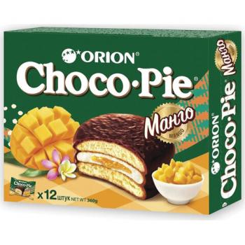 Печенье ORION "Choco Pie Mango" манго 360 г (12 штук х 30 г), О0000013010 - Премиум Сервис