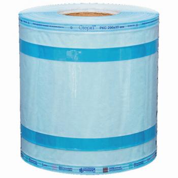 Рулон комбинированный со складкой ВИНАР СТЕРИТ, для ПАРОВОЙ/ГАЗОВОЙ стерилизации, 200 мм х 55 мм х 100 м - Премиум Сервис