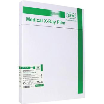 Рентгеновская пленка зеленочувствительная, SFM X-Ray GF, КОМПЛЕКТ 100 л., 30х40 см, 629105 - Премиум Сервис