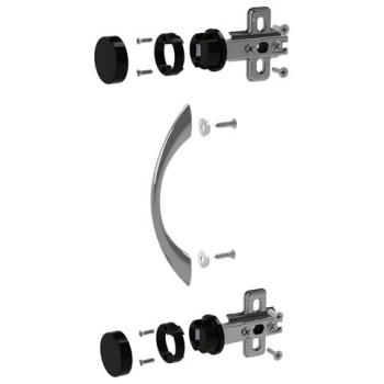 Фурнитура для двери стеклянной "Канц", "Фея", ФС01 - Премиум Сервис