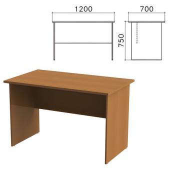 Стол письменный "Монолит", 1200х700х750 мм, цвет орех гварнери, СМ1.3 - Премиум Сервис