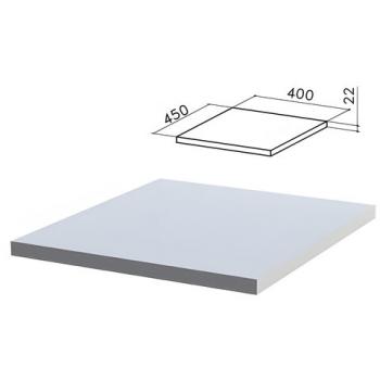 Крышка для тумбы приставной "Монолит", 400х450х22 мм, серая, ТМ01.11 - Премиум Сервис