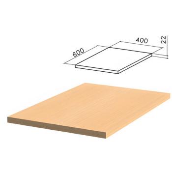 Крышка для тумбы приставной (код 640144) "Монолит", 400х600х22 мм, бук бавария, ТМ02.1 - Премиум Сервис