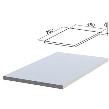 Крышка для тумбы приставной (код 640146, 640149) "Монолит", 450х700х22 мм, серая, ТМ03.11 - Премиум Сервис