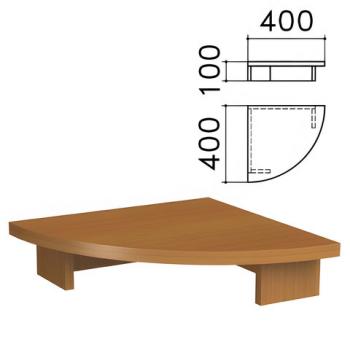 Подставка под монитор "Монолит", 400х400х100 мм, цвет орех гварнери, ПМ03.3 - Премиум Сервис
