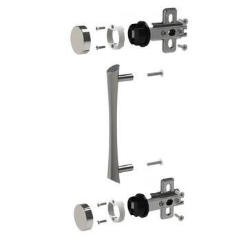 Фурнитура для двери стеклянной "Монолит", "Канц Микс", ФС02 - Премиум Сервис