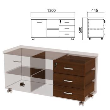 Ящики тумбы-креденции "Приоритет", КОМПЛЕКТ 3 шт., лагос, К-927, К-927 лагос - Премиум Сервис