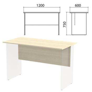 Столешница, царга стола письменного "Канц" 1200х600х750 мм, цвет дуб молочный, СК22.15.1 - Премиум Сервис