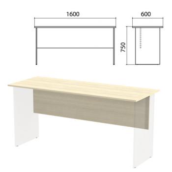 Столешница, царга стола письменного "Канц" 1600х600х750 мм, цвет дуб молочный, СК20.15.1 - Премиум Сервис