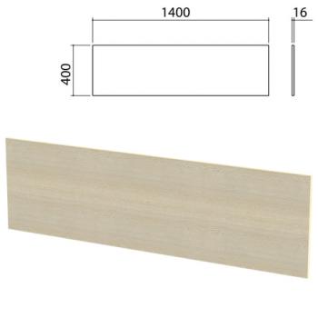 Экран-перегородка "Канц" 1400х16х400 мм, БЕЗ ФУРНИТУРЫ (код 640237), цвет дуб молочный, ЭК12.15 - Премиум Сервис