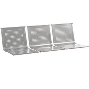 Сиденья для кресла "Стайл", комплект 3 шт., цвет серебристый - Премиум Сервис