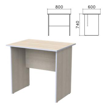 Стол письменный "Бюджет", 800х600х740 мм, дуб шамони светлый, 402659-430 - Премиум Сервис