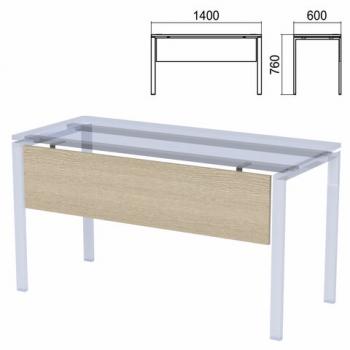 Царга к столам на металлокаркасе "Арго", шириной 1400 мм, ясень шимо - Премиум Сервис
