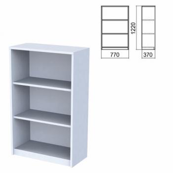 Шкаф (стеллаж) "Арго", 770х370х1220 мм, 2 полки, серый - Премиум Сервис