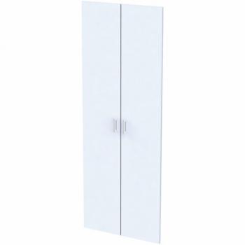 Дверь ЛДСП высокая "Арго", КОМПЛЕКТ 2 шт., 355х18х1910 мм, серый, А-606 - Премиум Сервис