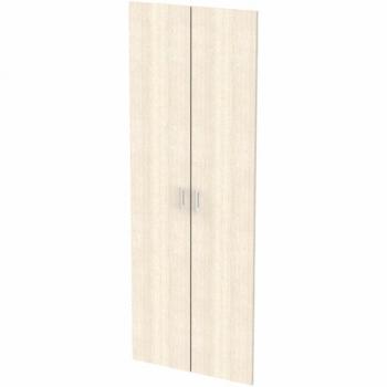 Дверь ЛДСП высокая "Арго", КОМПЛЕКТ 2 шт., 355х18х1910 мм, ясень шимо, А-606 - Премиум Сервис