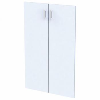 Дверь ЛДСП средняя "Арго", КОМПЛЕКТ 2 шт., 355х18х1120 мм, серый, А-610 - Премиум Сервис