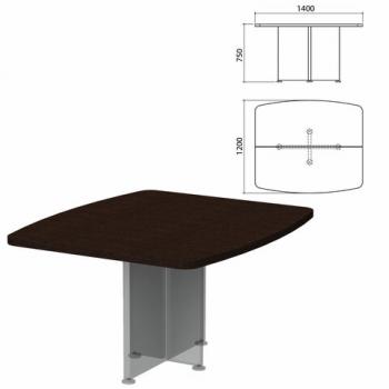 Столешница базы стола для переговоров "Приоритет" (1400х1200х750 мм), венге, К-911, К-911 венге - Премиум Сервис