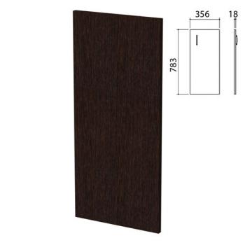 Дверь ЛДСП низкая "Приоритет" (356х18х783 мм), БЕЗ ФУРНИТУР, венге, К-936, К-936 венге - Премиум Сервис