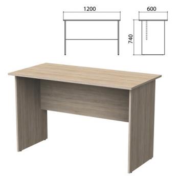 Стол письменный "Бюджет", 1200х600х740 мм, дуб сонома, 402660-091 - Премиум Сервис