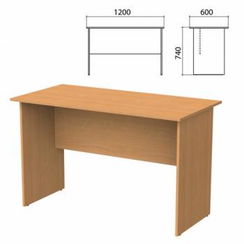 Стол письменный "Бюджет", 1200х600х740 мм, груша ароза, 402660-336 - Премиум Сервис