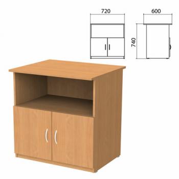 Тумба для оргтехники "Бюджет", 720х600х740 мм, 2 двери, груша ароза, 402658-336 - Премиум Сервис
