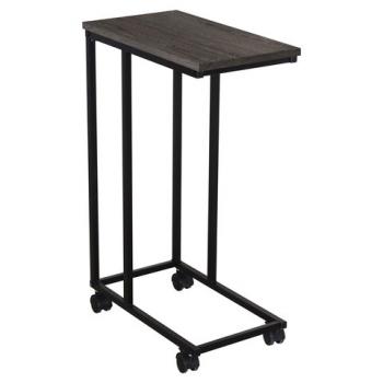 Стол журнальный на металлокаркасе BRABIX LOFT CT-001, 457х380х685 мм, цвет морёный дуб, 641859 - Премиум Сервис