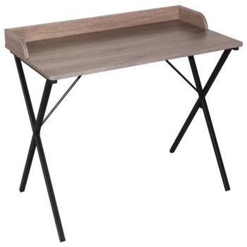 Стол на металлокаркасе BRABIX "LOFT CD-008", 900х500х780 мм, цвет морёный дуб, 641863 - Премиум Сервис