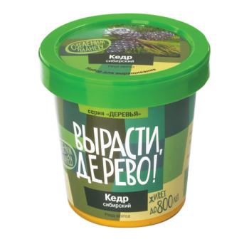 Набор для выращивания растений ВЫРАСТИ ДЕРЕВО! "Кедр Сибирский" (банка, грунт, семена), zk-001 - Премиум Сервис