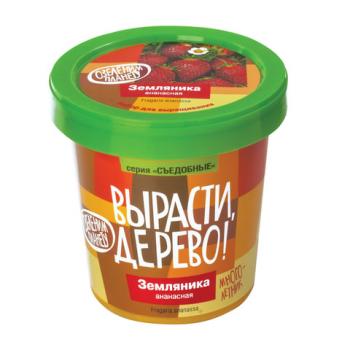 Набор для выращивания растений ВЫРАСТИ ДЕРЕВО! "Земляника ананасная" (банка, грунт, семена), zk-038 - Премиум Сервис
