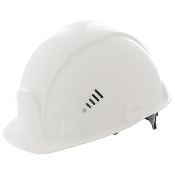 Каска защитная РОСОМЗ СОМЗ-55 Визион, ленточная регулировка, текстильное оголовье, БЕЛАЯ, 78217 - Премиум Сервис