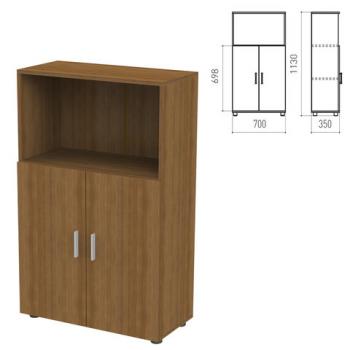 Шкаф полузакрытый "Канц", 700х350х1130 мм, цвет орех пирамидальный (КОМПЛЕКТ) - Премиум Сервис