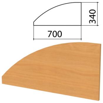Экран-перегородка "Монолит", 700х16х340 мм, цвет бук бавария (КОМПЛЕКТ) - Премиум Сервис