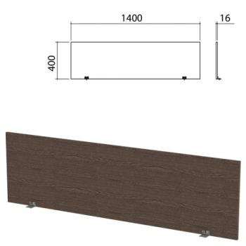 Экран-перегородка "Канц" 1400х16х400 мм, цвет венге (КОМПЛЕКТ) - Премиум Сервис