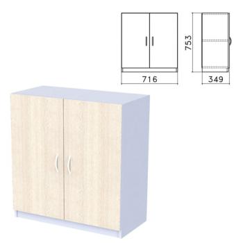 Шкаф закрытый "Бюджет", 716х349х753 мм, дуб шамони светлый (КОМПЛЕКТ) - Премиум Сервис