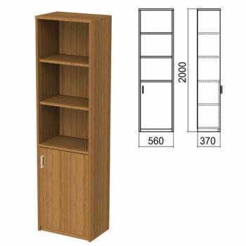 Шкаф полузакрытый "Арго", 560х370х2000 мм, орех (КОМПЛЕКТ) - Премиум Сервис